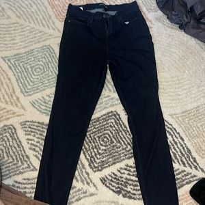 Dark blue high rise skinny jeans